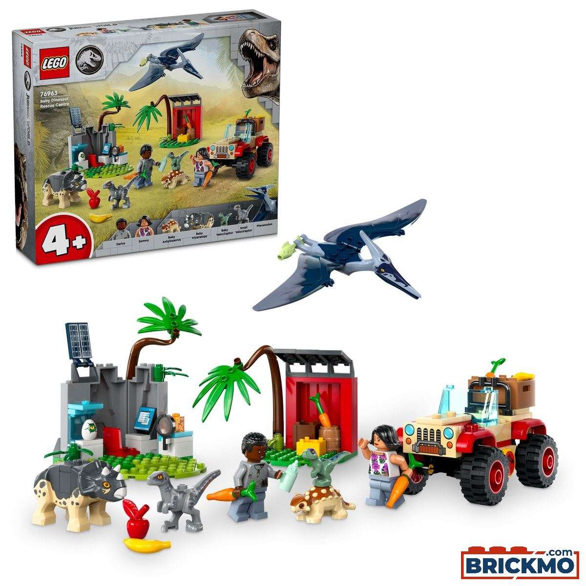 LEGO Jurassic World 76963 Reddingscentrum voor babydinosaurussen 76963
