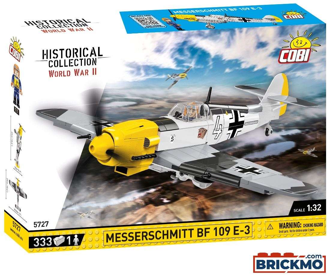 Cobi Historical Collection World War II Messerschmitt BF 109 E-2 5727