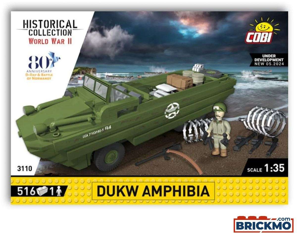 Cobi Historical Collection World War II 3110 Dukw Amphibia D-Day 3110