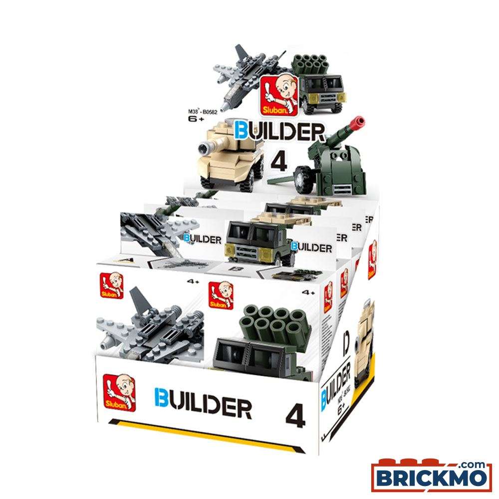 Sluban Builder Display Army 8 Stück M38-B0596