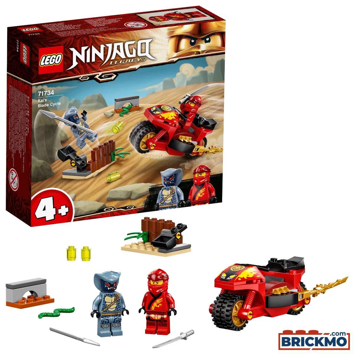 LEGO Ninjago 71734 Kais Feuer-Bike 71734