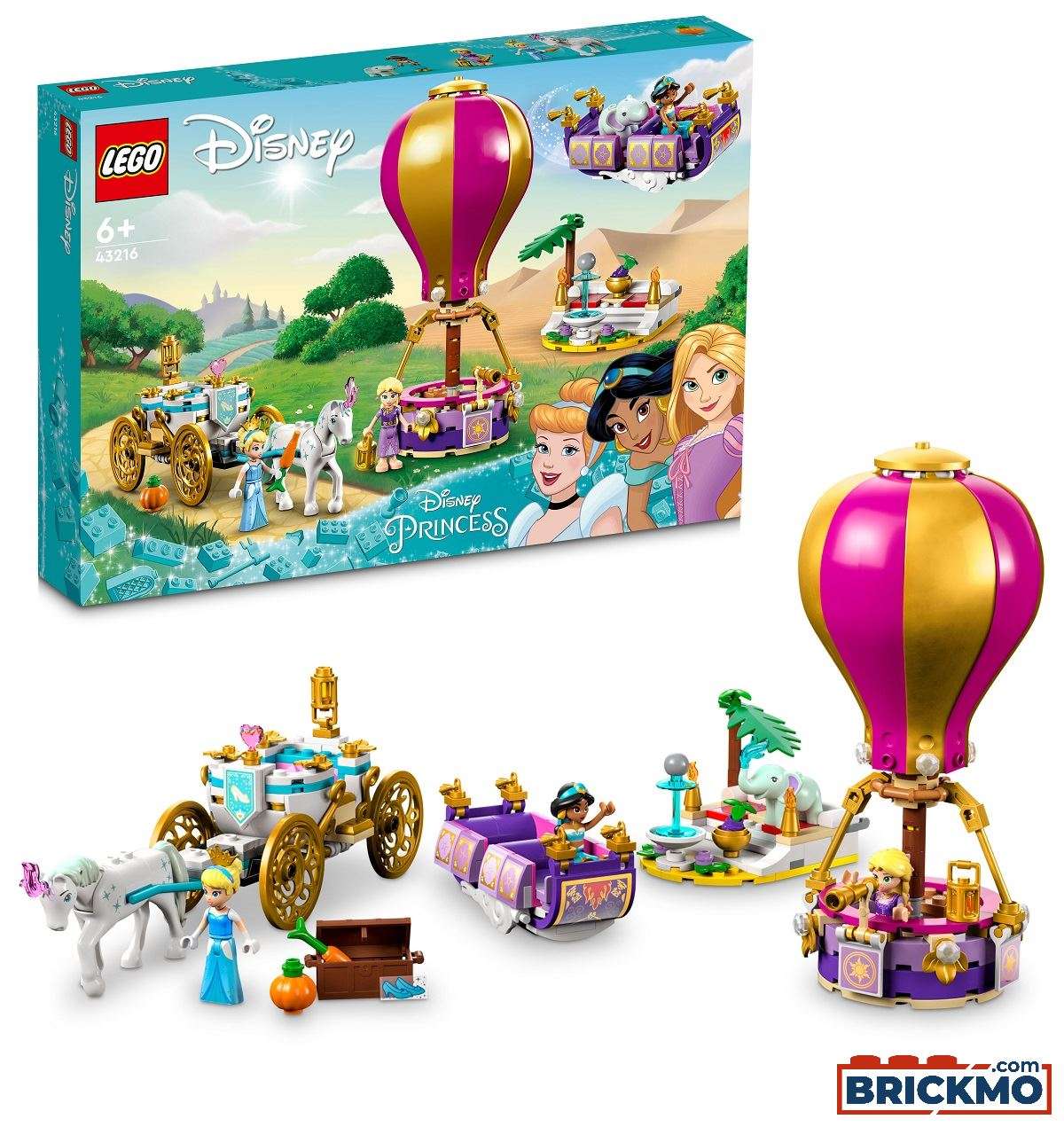 LEGO Disney Princess 43216 Prinzessinnen auf magischer Reise 43216