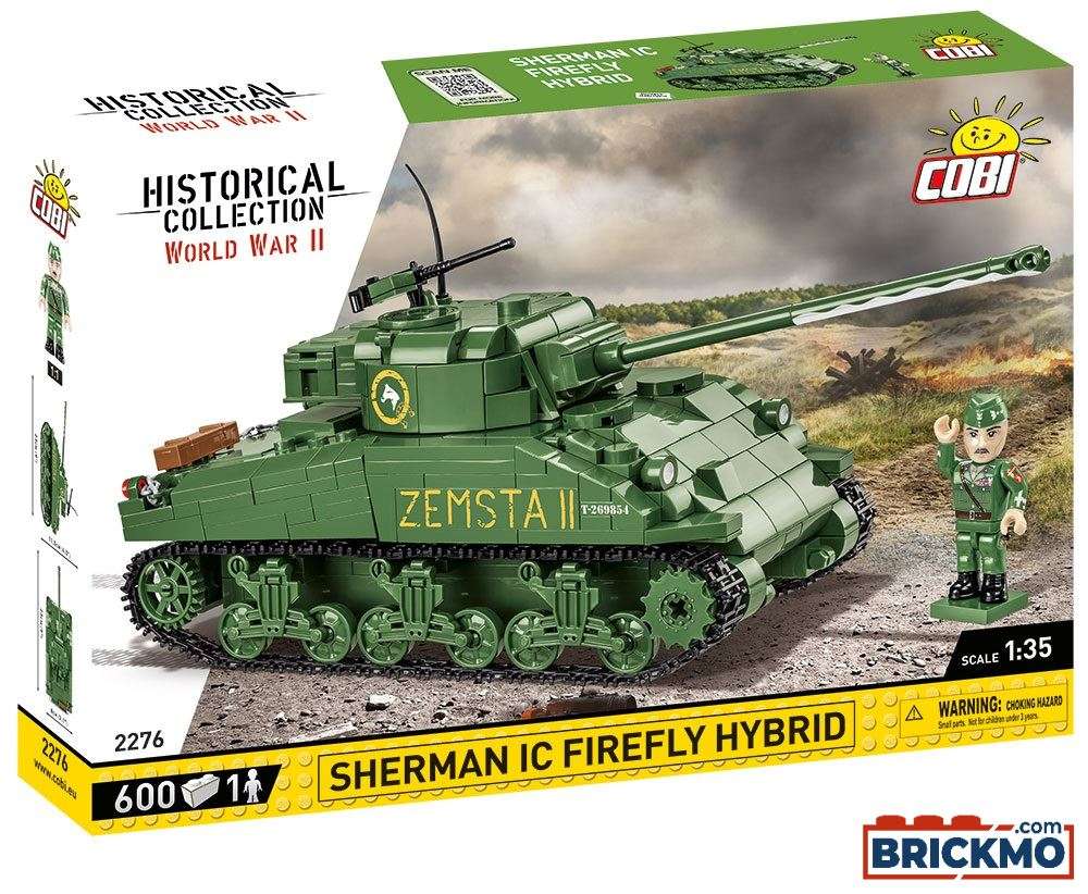 Cobi Historical Collection World War II 2276 Sherman IC Firefly Hybrid 2276