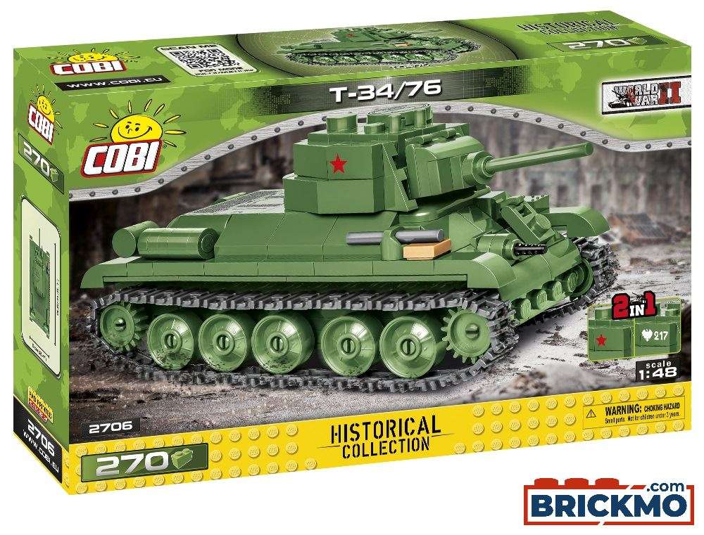 Cobi World War II Panzer T-34/76 COBI-2706