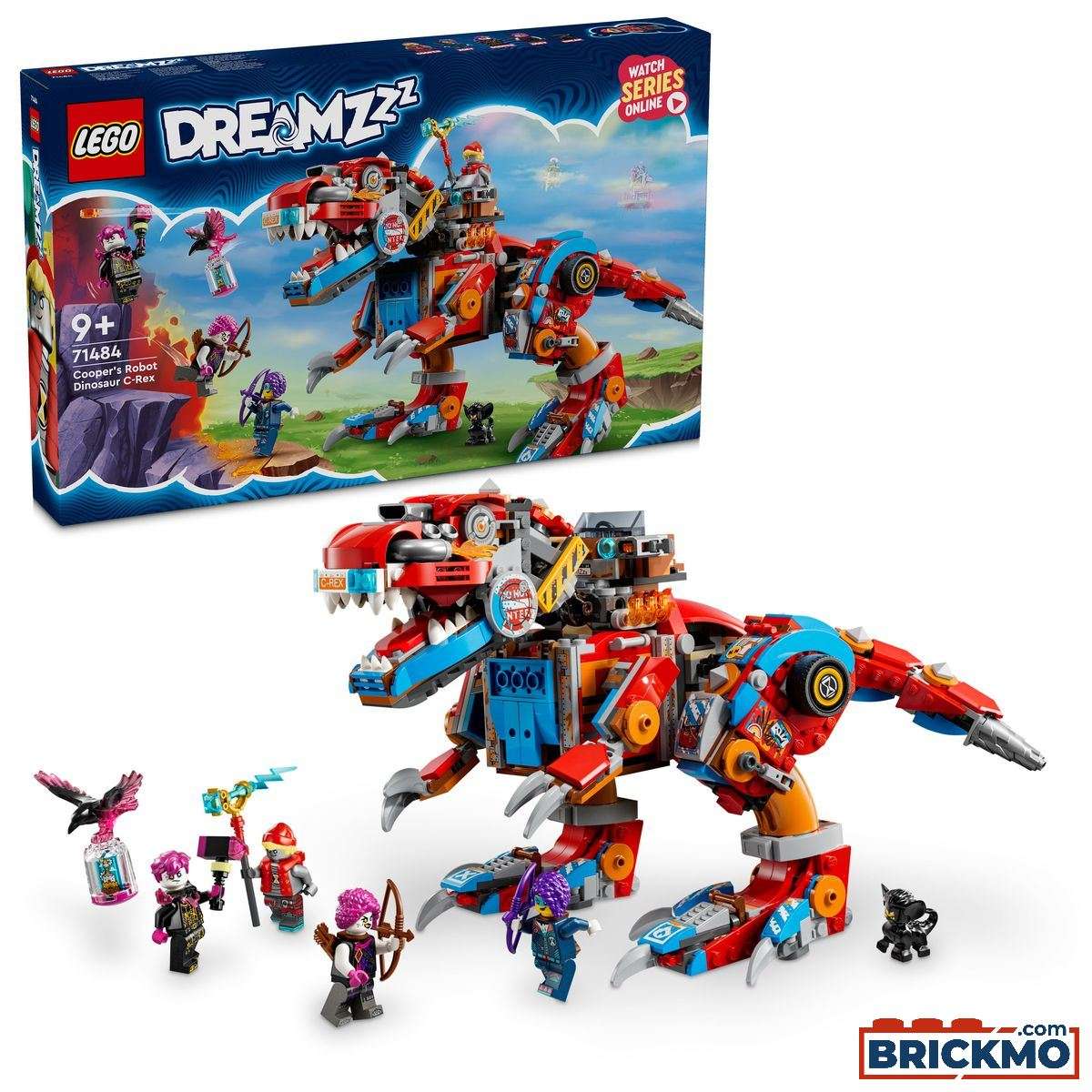 LEGO DreamZzz 71484 Dinosaurio Robot C-Rex de Cooper 71484