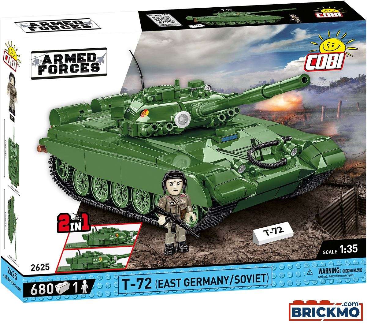 Cobi Armed Forces T-72 M1 DDR&amp;RU 2625