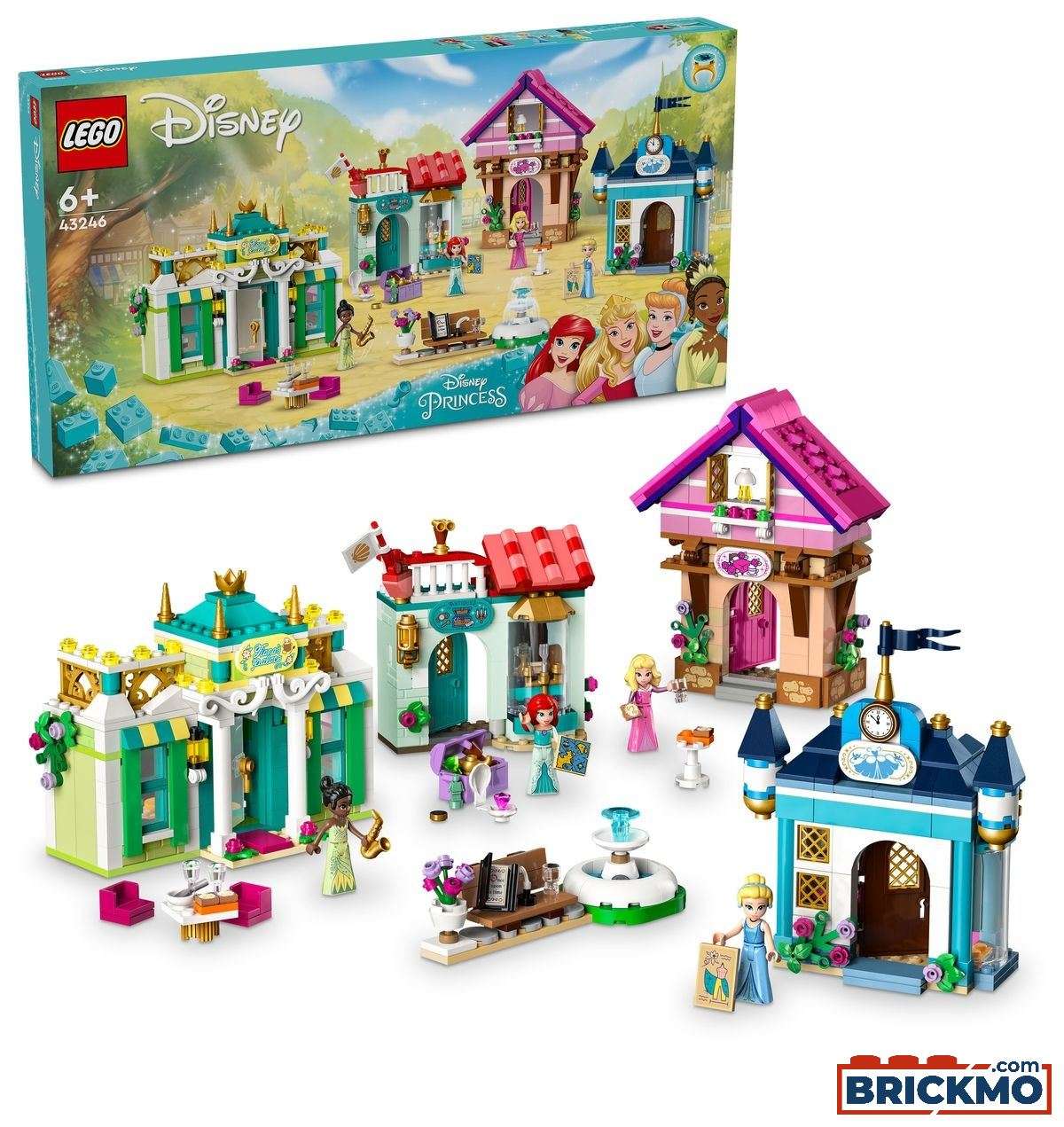 LEGO Disney 43246 Avventura al mercato Principesse 43246