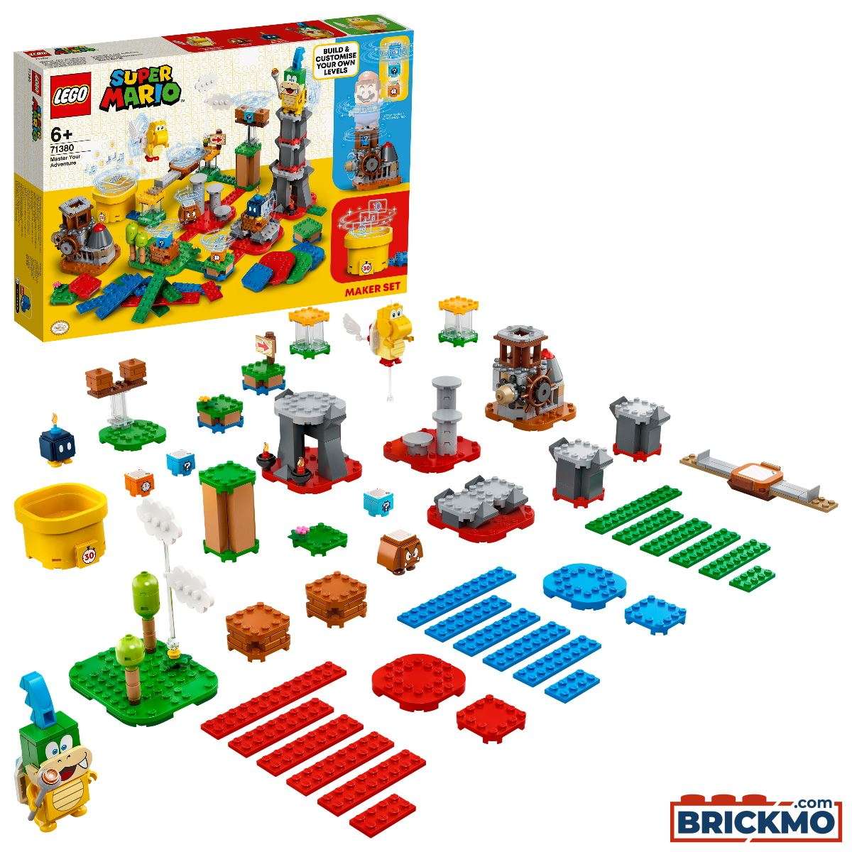 LEGO Super Mario 71380 Baumeister-Set für eigene Abenteuer 71380