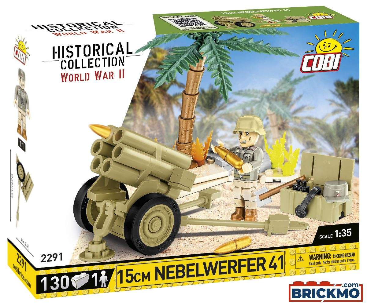 Cobi Historical Collection World War II 2291 15cm Nebelwerfer 41 2291