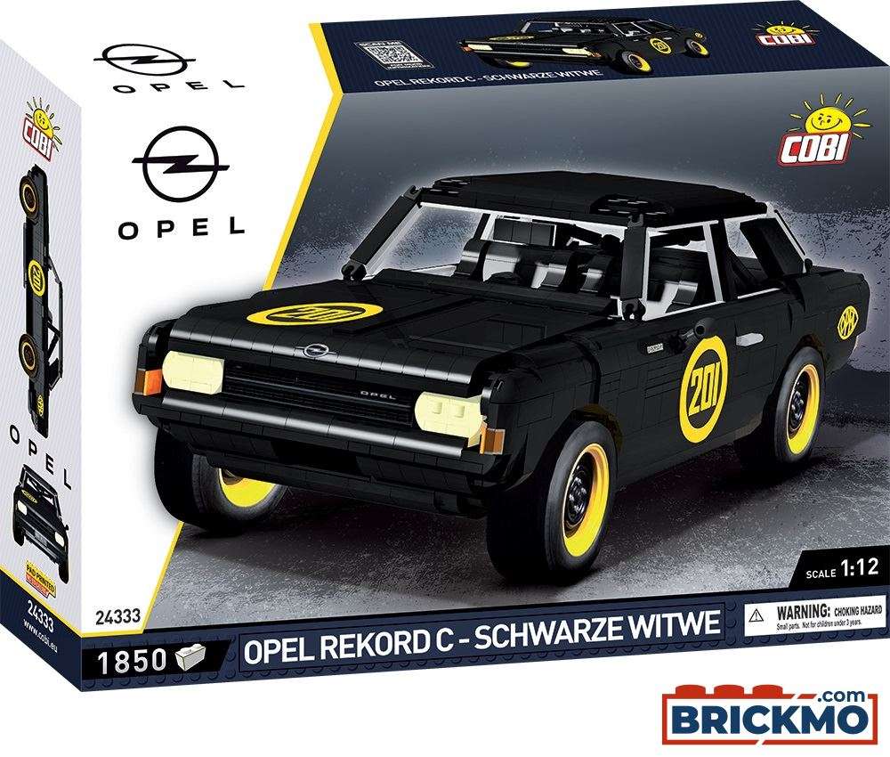 Cobi 24333 Opel Rekord C Schwarze Witwe 1:12 24333