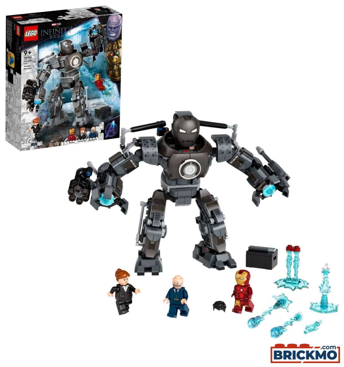 LEGO Marvel Super Heroes 76190 Iron Man und das Chaos durch Iron Monger 76190