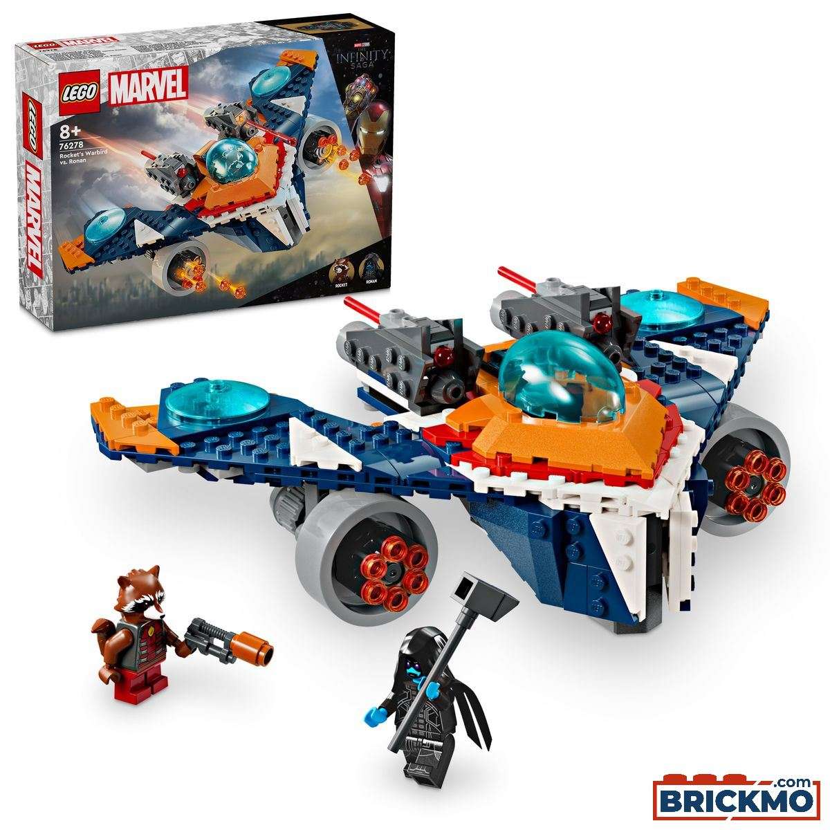 LEGO Marvel Super Heroes 76278 Rocketov tryskáč Warbird vs. Ronan 76278