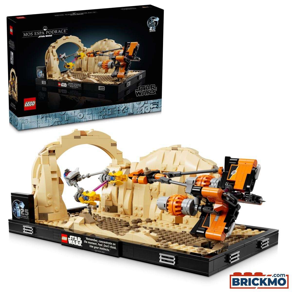 LEGO Star Wars 75380 Diorama Podrace de Mos Espa 75380