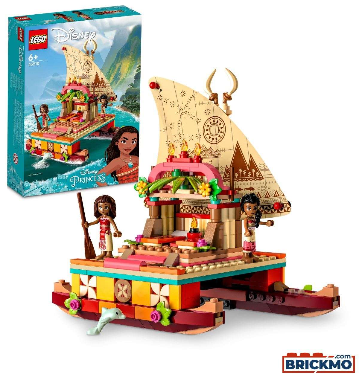 LEGO Disney Princess 43210 La barca a vela di Vaiana 43210