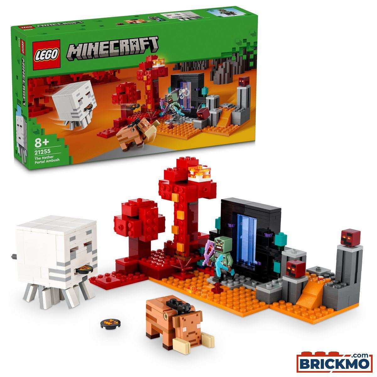 LEGO Minecraft 21255 La Emboscada en el Portal del Nether 21255