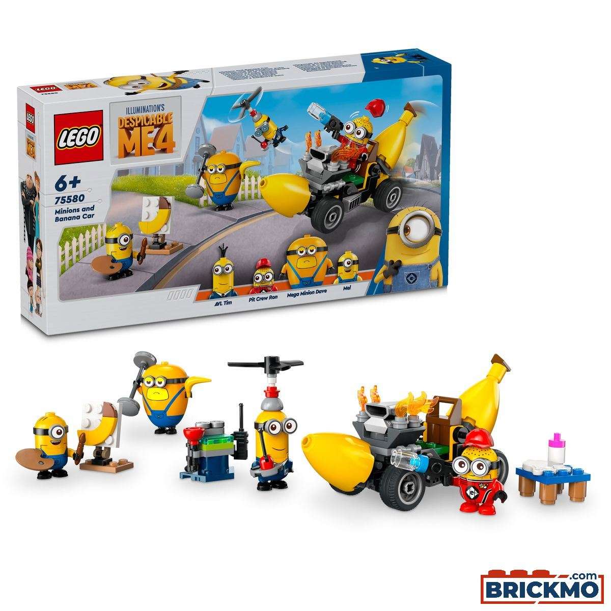 LEGO Minions 75580 Minions und das Bananen Auto 75580