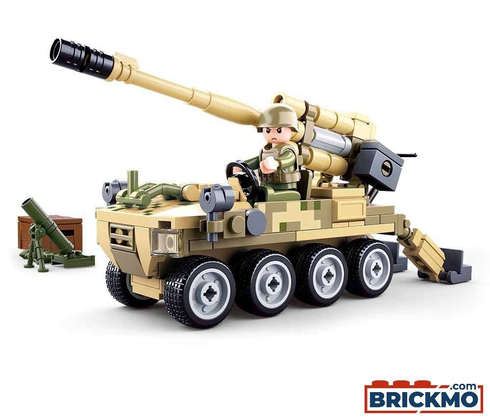 Sluban ModelBricks mobiler Kanonenwerfer M38-B0751