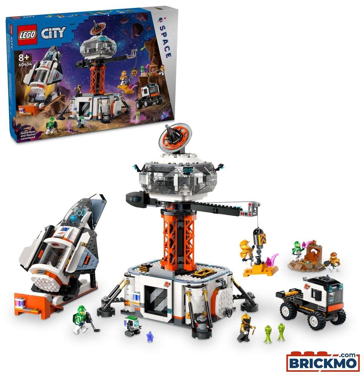 LEGO City 60434 Stacja kosmiczna i stanowisko startowe rakiety 60434