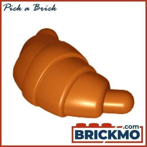 LEGO Bricks Food &amp; Drink Croissant with Rounded Ends 33125