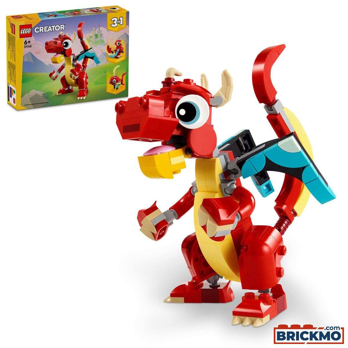 LEGO Creator 31145 Dragón Rojo 31145