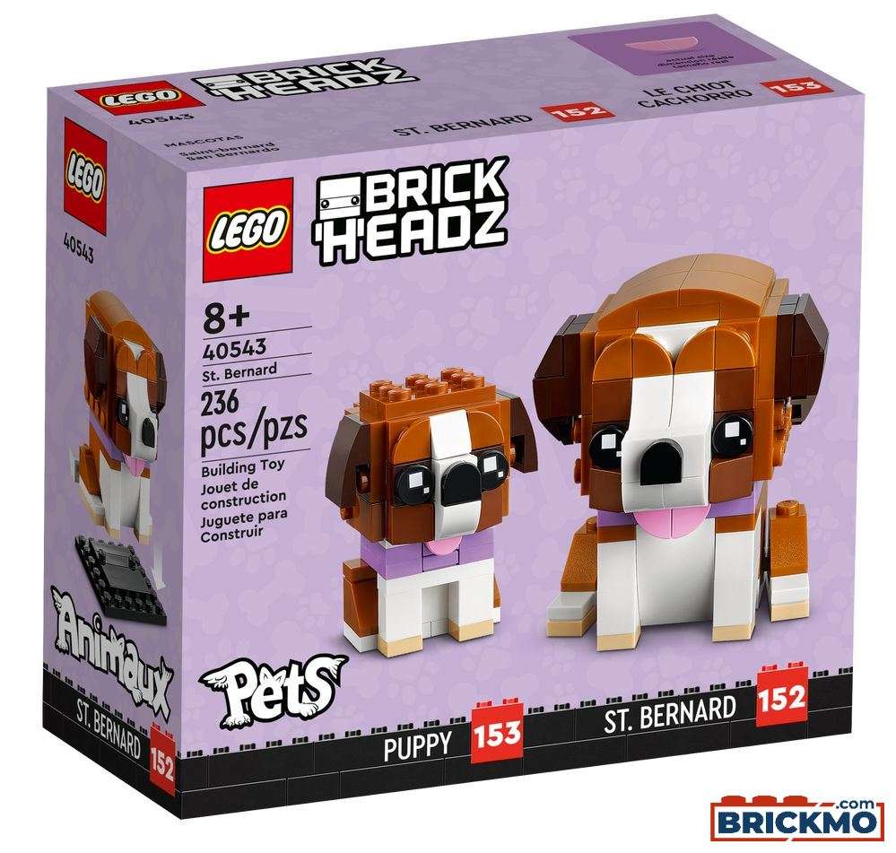 LEGO BrickHeadz 40543 Bernhardiner 40543