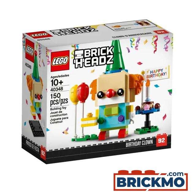 LEGO BrickHeadz 40348 Geburtstagsclown 40348