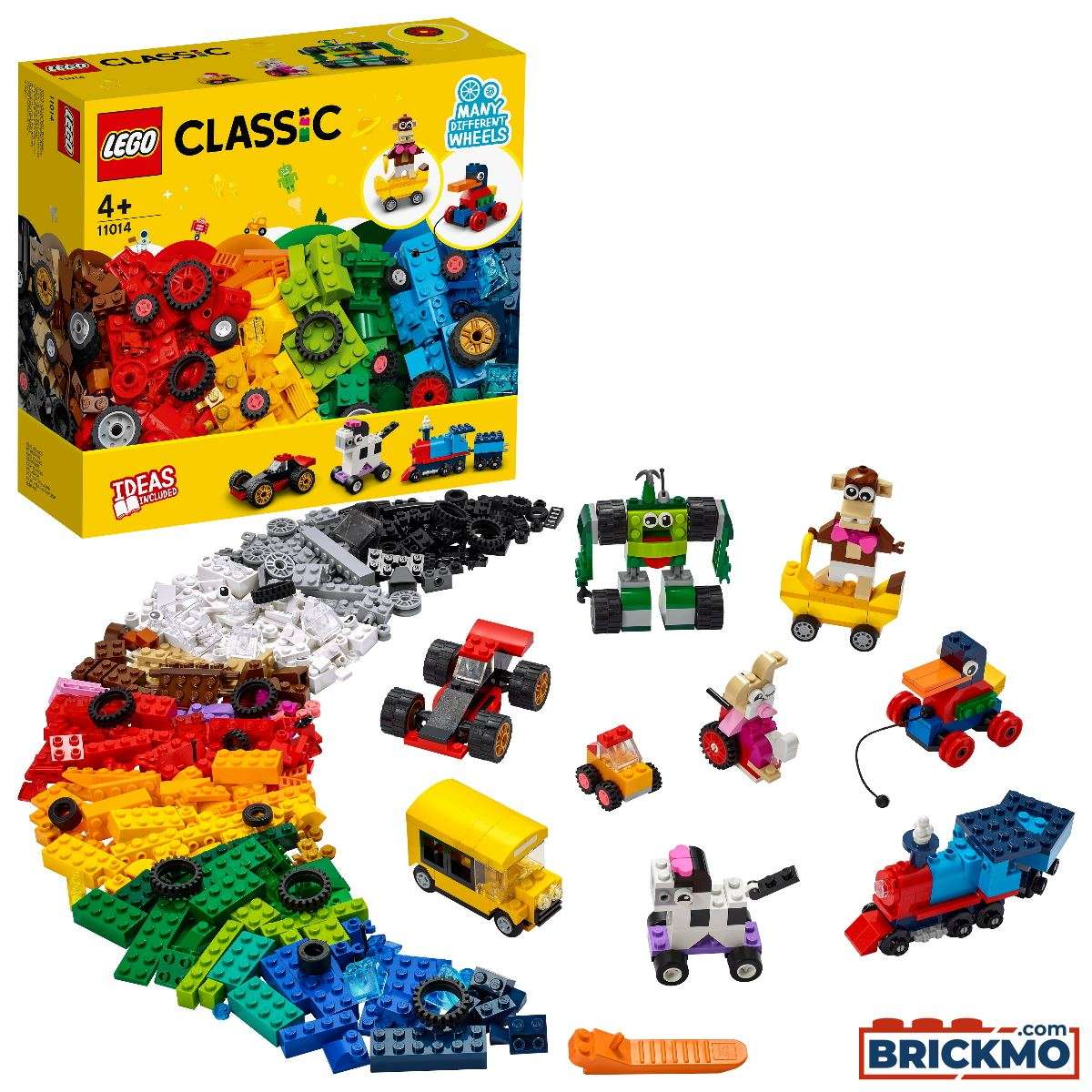 LEGO 11014 Classic Steinebox mit Rädern Steinebox 11014