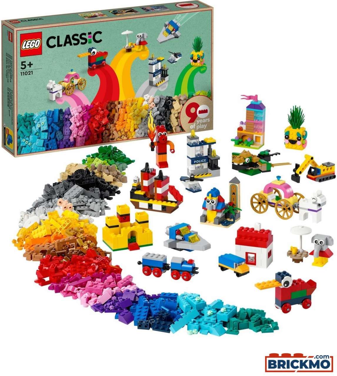 LEGO Classic 11021 Steinebox 90 Jahre Spielspaß 11021