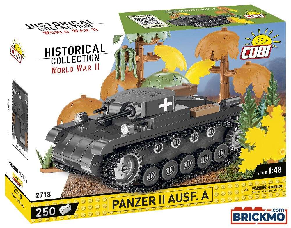 Cobi Historical Collection World War II 2718 Panzer II Ausf.A 2718