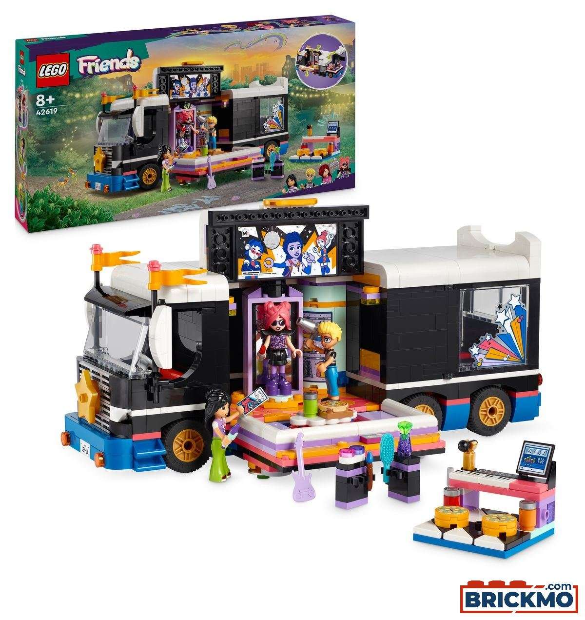 LEGO Friends 42619 Autocarro de Tour de Estrela Pop 42619