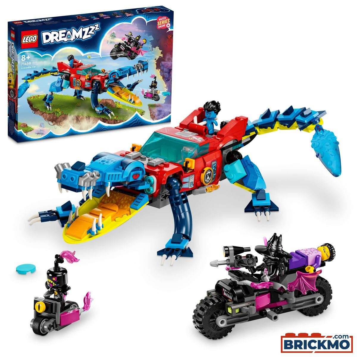 LEGO DreamZzz 71458 Krokodilauto 71458