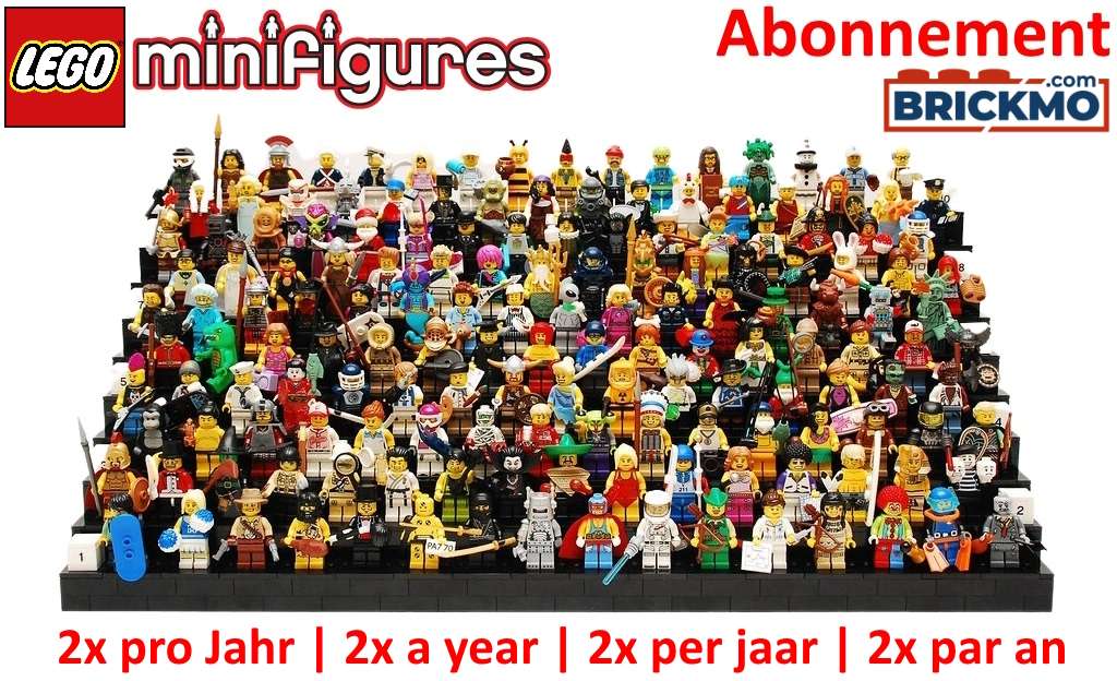 LEGO Minifiguren Abonnement - LEGO Minifiguren 2x jährlich ohne Stress automatisch geliefert