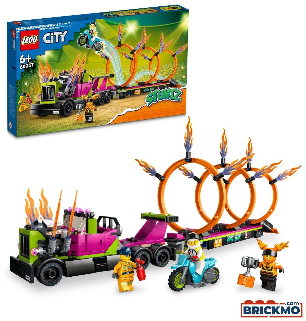 LEGO City 60357 Stunttruck mit Feuerreifen-Challenge 60357