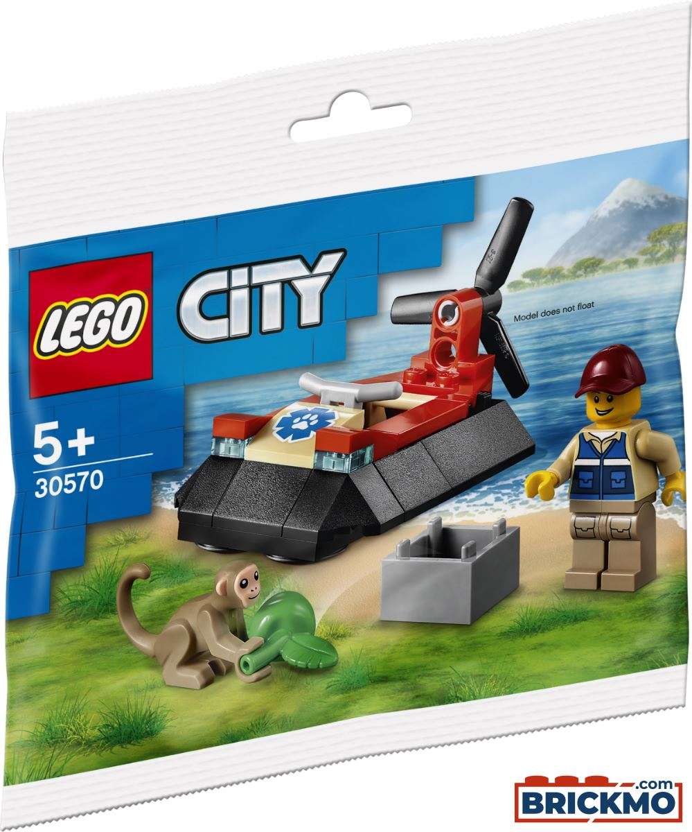 LEGO City Luftkissenboot für Tierrettung 30570