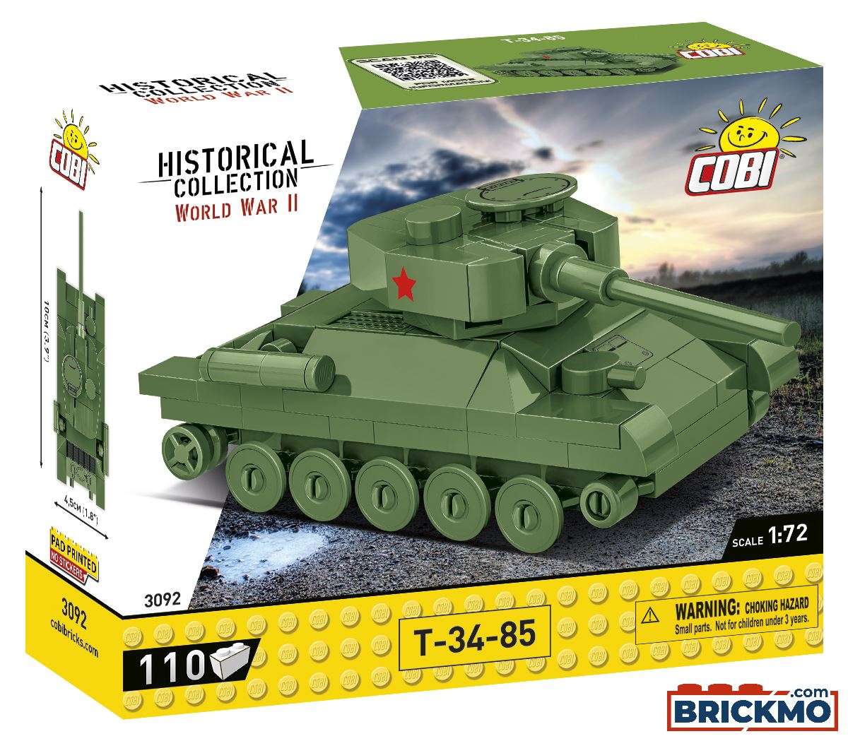 Cobi Historical Collection World War II 3092 T-34 85 3092