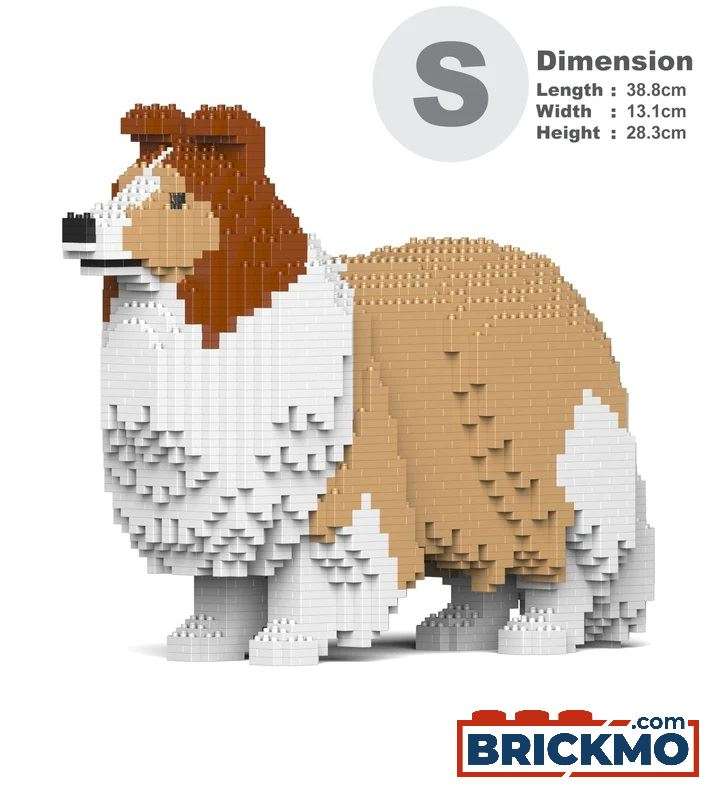 JEKCA Bricks Shetland Sheepdog 02-M01 ST19STS02-M01