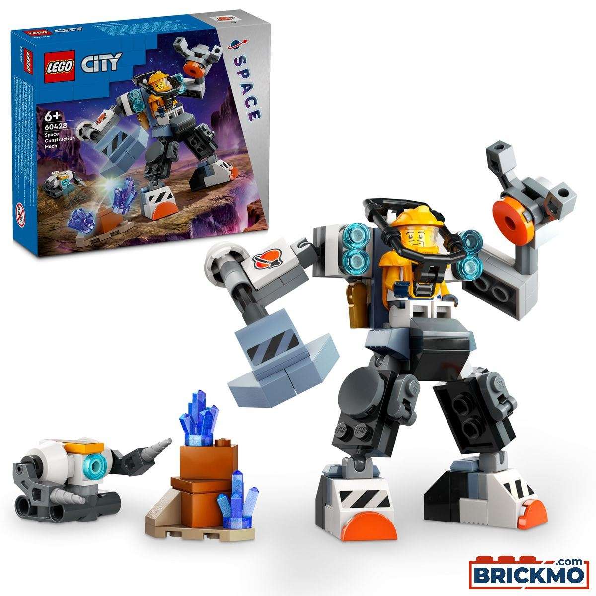 LEGO City 60428 Mech-robot til rumarbejde 60428