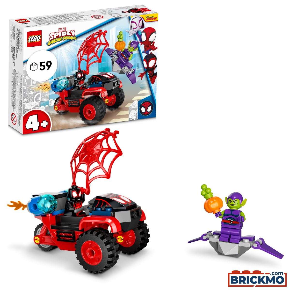 LEGO Spiderman 10781 Miles Morales Spider Mans Techni-Trike 10781