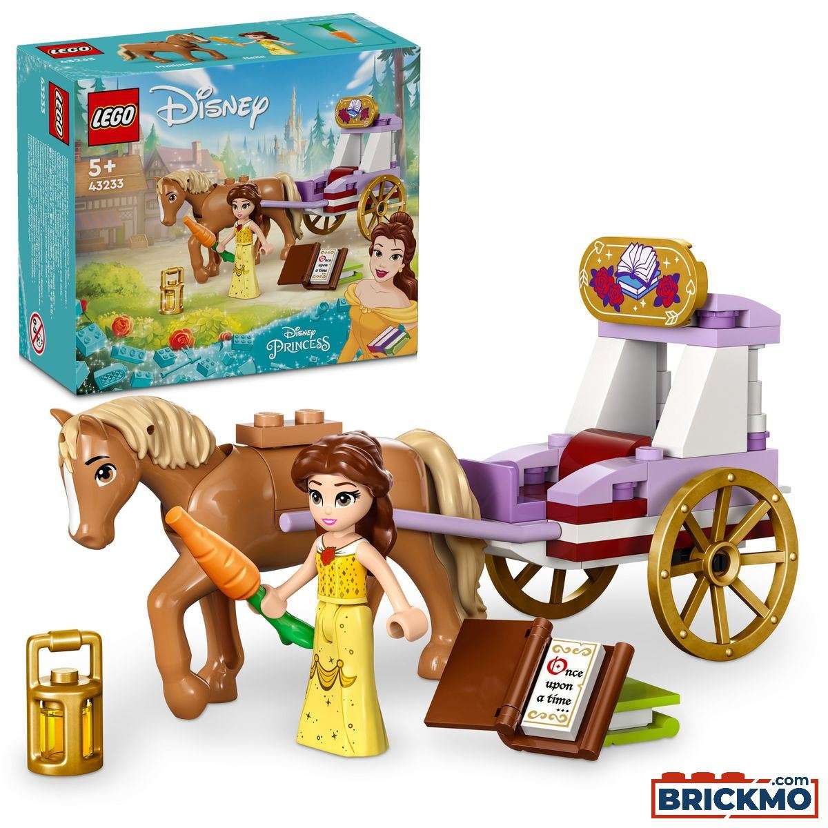 LEGO Disney 43233 Belle&#039;s Storytime Horse Carriage 43233