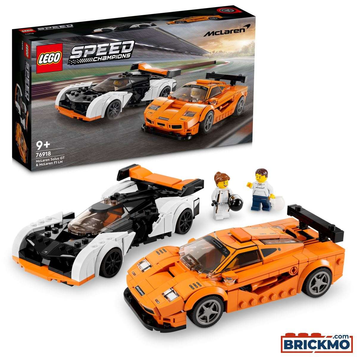 LEGO Speed Champions 76918 McLaren Solus GT &amp; McLaren F1 LM 76918